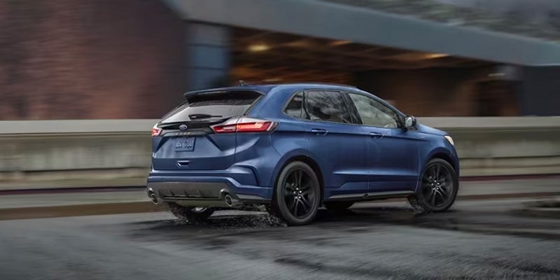 A blue 2024 Ford Edge