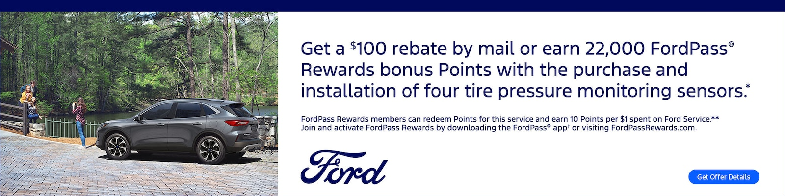 Get a $100 rebate by mail at Kate Faupel Ford in Henderson KY